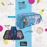 TINTA UNITA Astuccio Wings Jeans Genz Scuola 2024/25 Promo