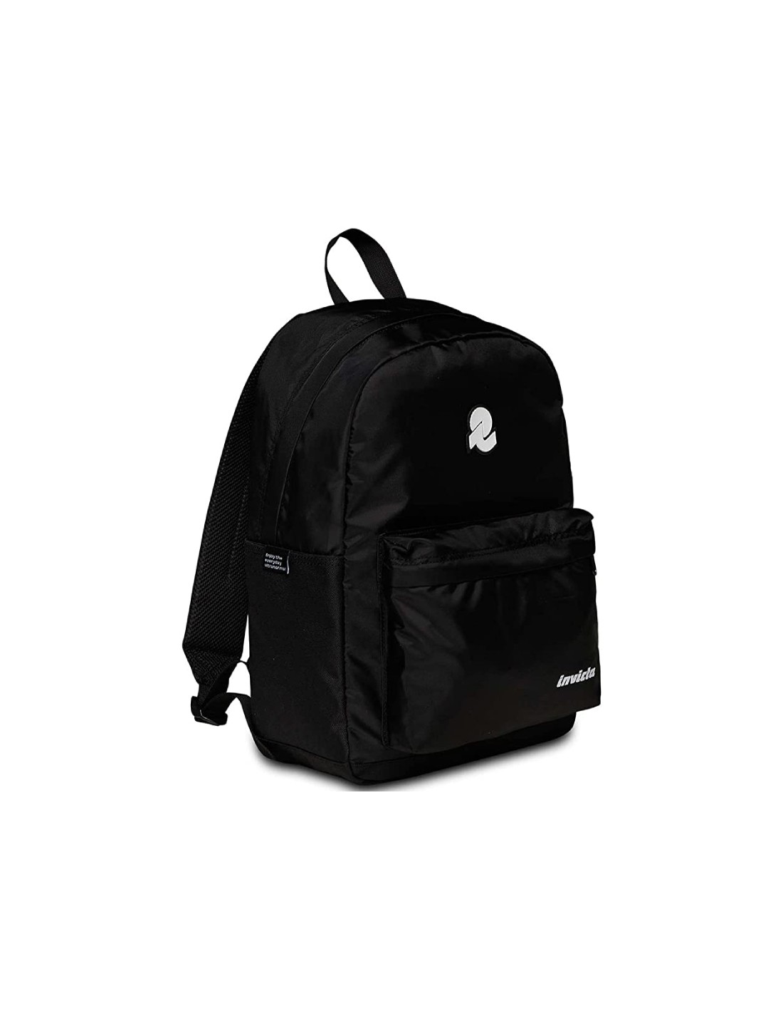 zaino-invicta-carlson-plain-backpack-grs.jpg INVICTA Zaino Scuola e Tempo Libero Carlson Plain Backpack GRS Black - immagine 1