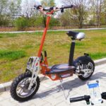 Scooter elettrico Viron 1000W ruota alta da 10" certificato Arancio