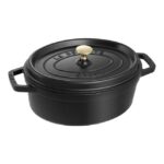 Cocotte ovale nera 31 cm Staub