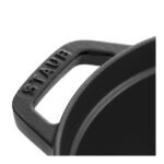 Cocotte ovale nera 31 cm Staub - immagine 5