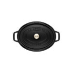 Cocotte ovale nera 31 cm Staub - immagine 3