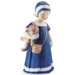 Elsa con orsacchiotto piccola Royal Copenhagen