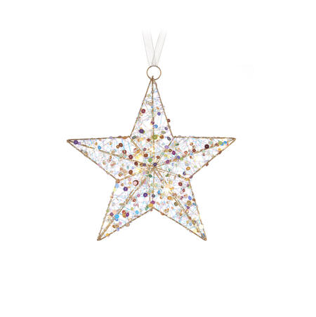 1XM1058.11-3 L'OCA NERA - "Scintille magiche - stella a 5 punte con 10 LED - immagine 1