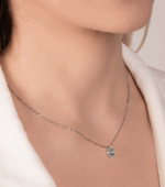 Girocollo Visconti Acquamarina Ovale - immagine 2