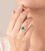 Anello Visconti Smeraldo Grande - immagine 2