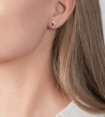 Orecchini Toppa Visconti Rubini - immagine 2