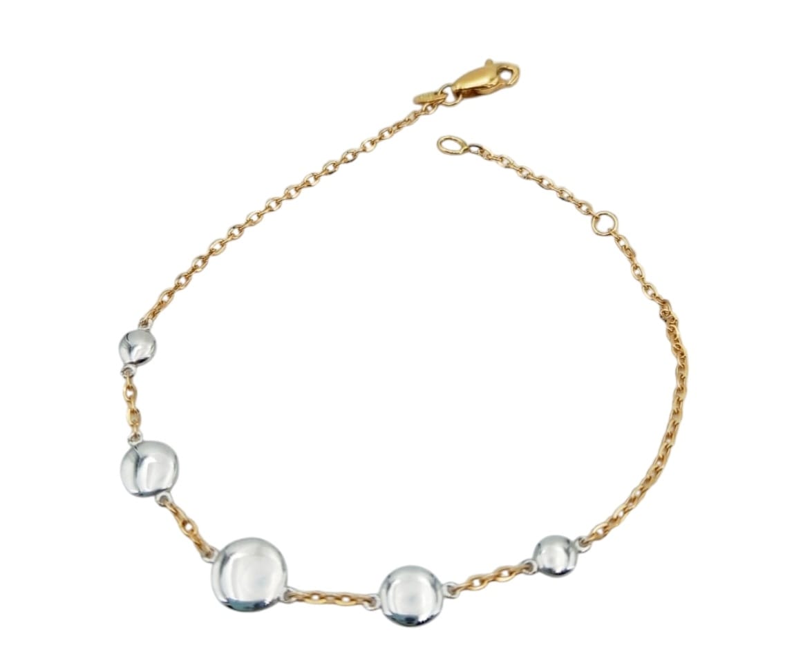 2300459-38 Bracciale Oro Dischi - immagine 1