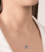 Girocollo Visconti Goccia Zaffiro - immagine 2