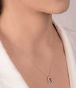 Girocollo Visconti Rubino Contorno - immagine 2