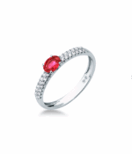 Fascetta Visconti Rubino Pavè