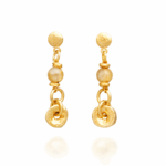 Orecchini Raspini Dorati Quarzo rutilato