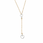 Girocollo oro Cuori Bicolore