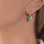 Orecchini Visconti Smeraldi Pendenti Medi - immagine 2