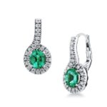 Orecchini Visconti Smeraldi Pendenti Grandi