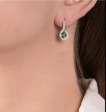 Orecchini Visconti Smeraldi Pendenti Grandi - immagine 2