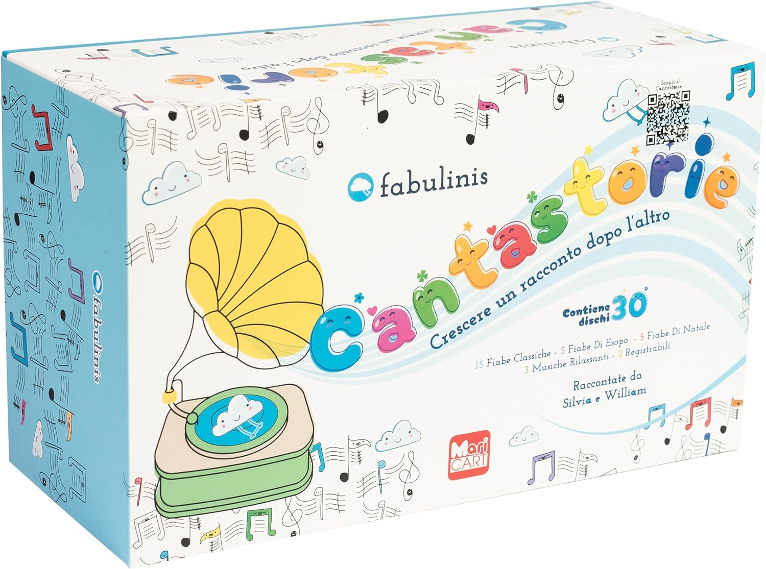 5343974694 MARICART - Cantastorie Fabulinis - Include 30 Dischi Sonori - immagine 1