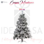 Albero di Natale sintetico innevato Crans Montana di Mercury - disponibile in 2 altezze (210 e 240 cm) - immagine 3