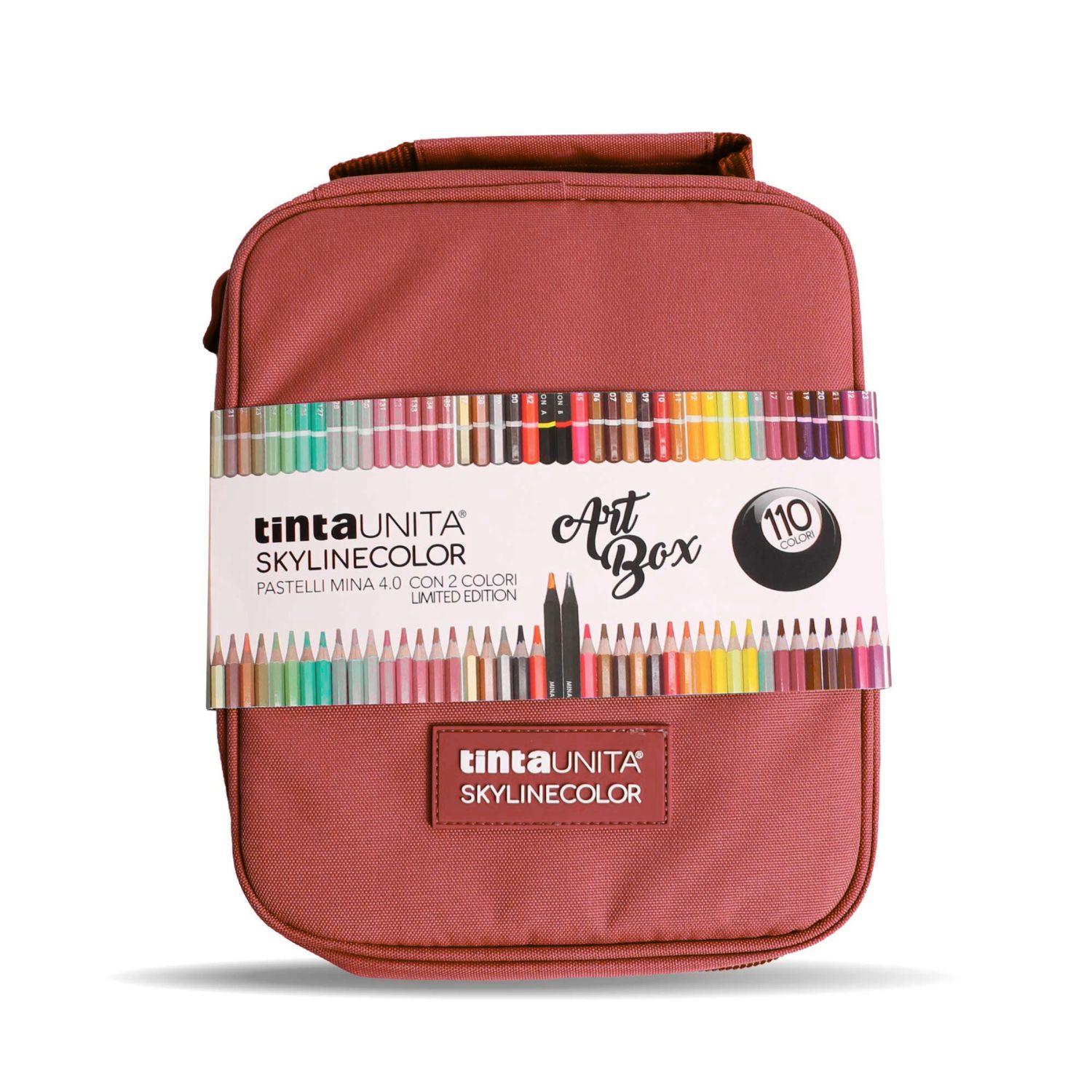 62195_1_ori TINTA UNITA Astuccio 110 colori – Skyline Color - Colore Rosso - immagine 1