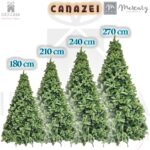 Albero di Natale sintetico Canazei di Mercury – disponibile in 4 altezze (180, 210, 240, 270 cm)