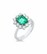 Anello Visconti Smeraldo Medio