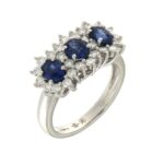 Anello Visconti Trilogy Zaffiri