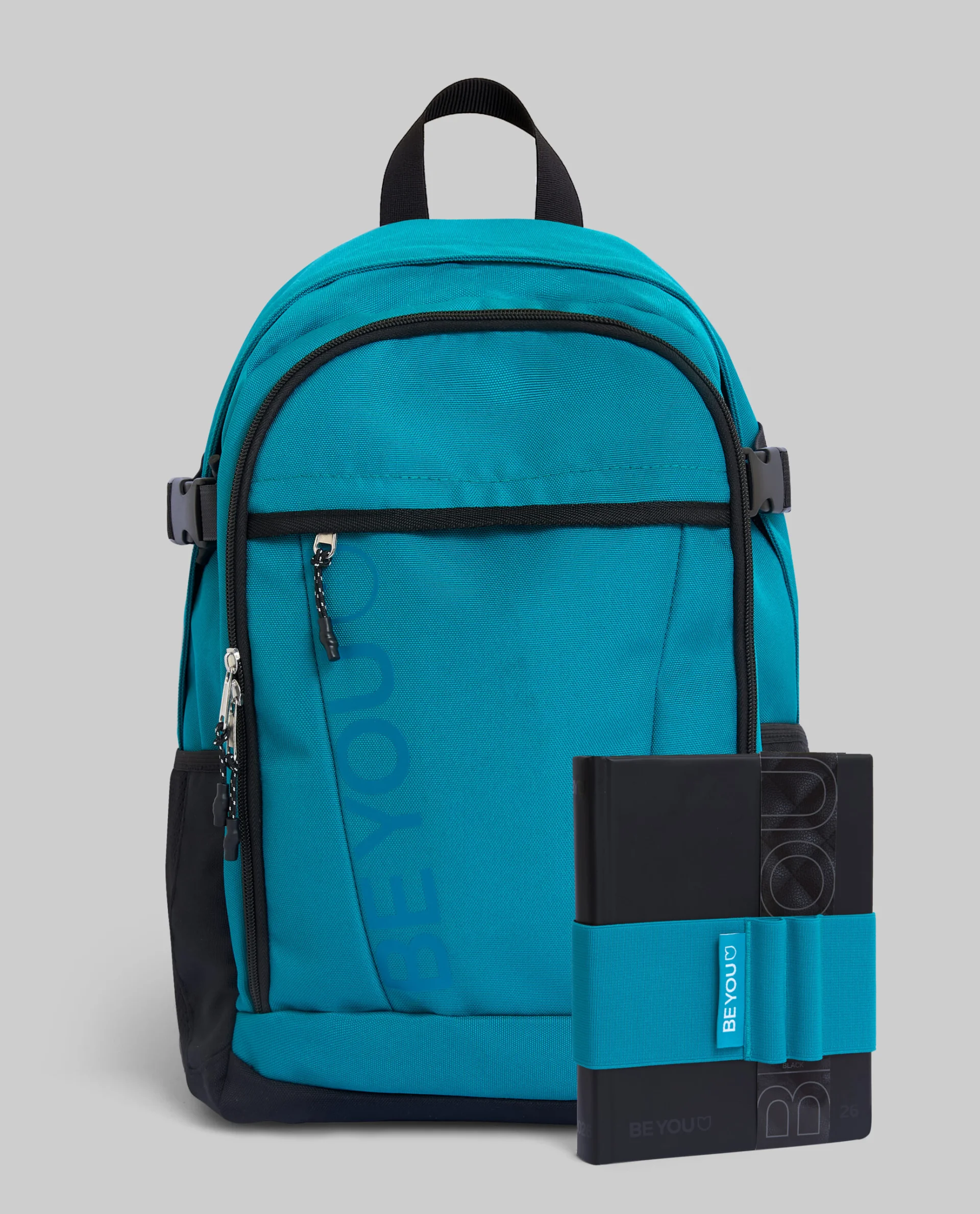 BE9ZK100_00-scaled-96e00c5e BE YOU Kit Zaino Sketch e Diario Colore Petroleum Scuola 2025/26 - immagine 1