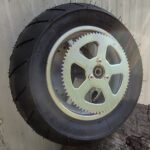 ruota 110/50 6.5" posteriore completa per scooter VIRON 800w Ncx