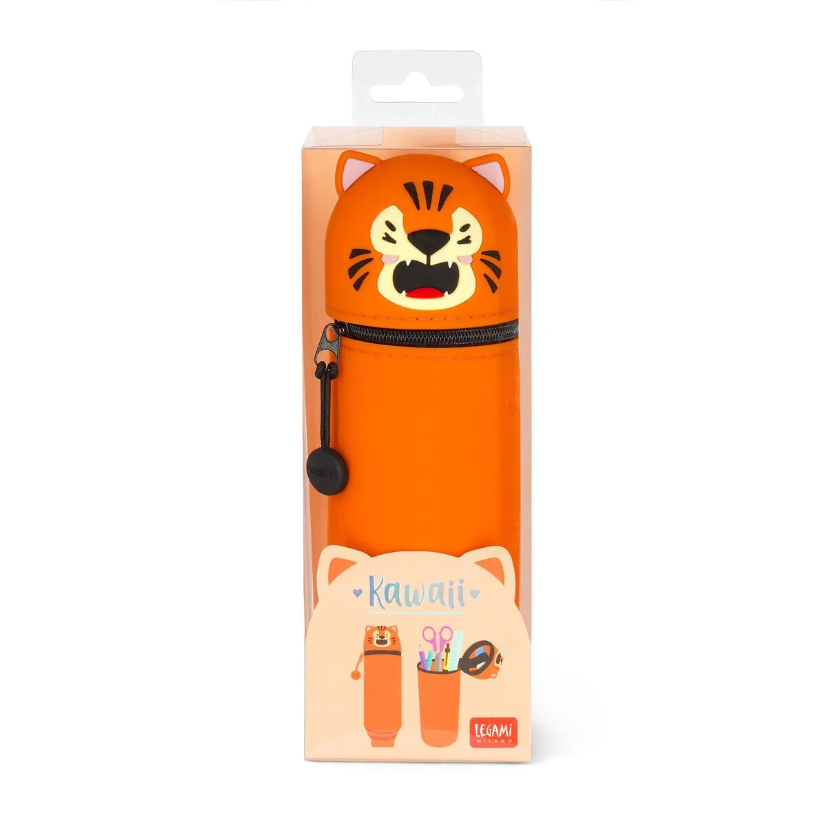 KA0018_6 LEGAMI MILANO Astuccio 2-in-1 in Silicone Tiger "Grrreat Adventures" - immagine 1