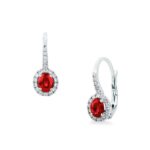 Orecchini Visconti Rubini Pendenti