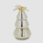 EDG - "CANDELA PROFUMATA A FORMA DI ALBERO" oro 200g