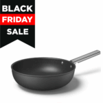 Wok antiaderente Nero di Smeg