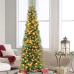 Albero di Natale sintetico Brunico slim di Mercury - disponibile in 3 altezze (180, 210, 240 cm) - immagine 2