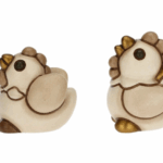 THUN - "PRESEPE CLASSICO" Set gallo e galline in ceramica