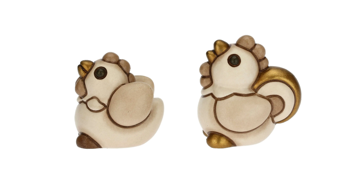 Screenshot-2025-10-23-111540-2 THUN - "PRESEPE CLASSICO" Set gallo e galline in ceramica - immagine 1