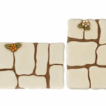 THUN - "PRESEPE CLASSICO" Set 2 pezzi di lastricato