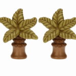THUN - "PRESEPE CLASSICO" Set 2 palme in ceramica*