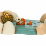 THUN - "PRESEPE CLASSICO" Laghetto con pesciolino