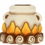 THUN - Focolare con pentola "presepe classico"