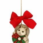 THUN - "NATALE" Addobbo scoiattolo con ghirlanda grande