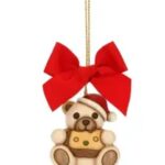 THUN - "NATALE ALTRO" Addobbo Teddy con panettone, grande