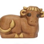 THUN - "PRESEPE CLASSICO" Bue, disponibile in 2 colori - Marrone