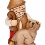 THUN - Pastore con cane, rosso "presepe classico"