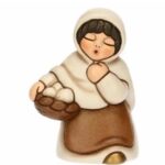 THUN - Donna con cesto di uova, Bianca "presepe classico"