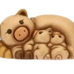 THUN - Gruppo maialini con cuccioli, "presepe classico"