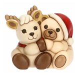 THUN - coppia Teddy e renna Robin abbracciati