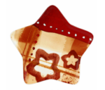 THUN - Set 2 piattini dessert a forma di stella in porcellana Thunland - immagine 4