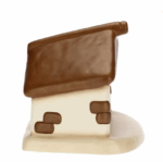 THUN - "PRESEPE CLASSICO" Capanna con gancio per addobbi, colore bianco - immagine 4