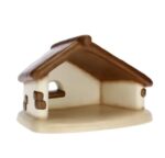 THUN - "PRESEPE CLASSICO" Capanna con gancio per addobbi, colore bianco