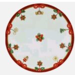 THUN - "MAGICO NATALE" Alzata in porcellana